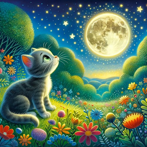 El gatito y la Luna - Cuentos para dormir