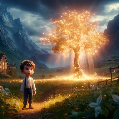 El niño que plantó un árbol mágico - Cuentos mágicos