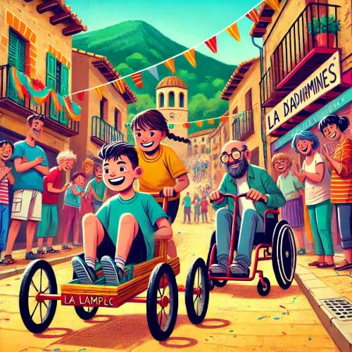La gran bajada de vehículos caseros - Cuentos infantiles de aventuras