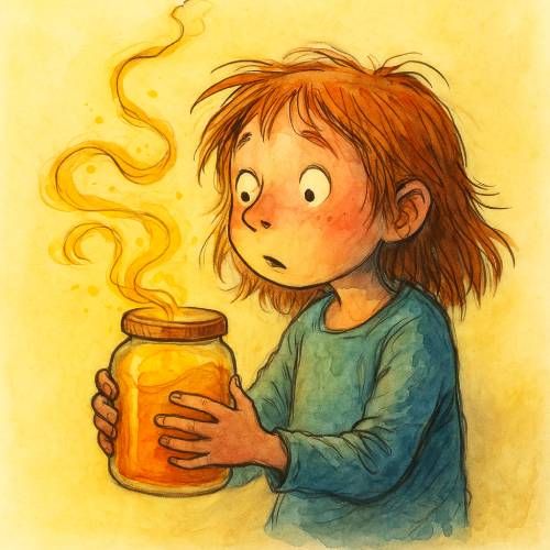 Miel y el frasco de risas - cuento infantil