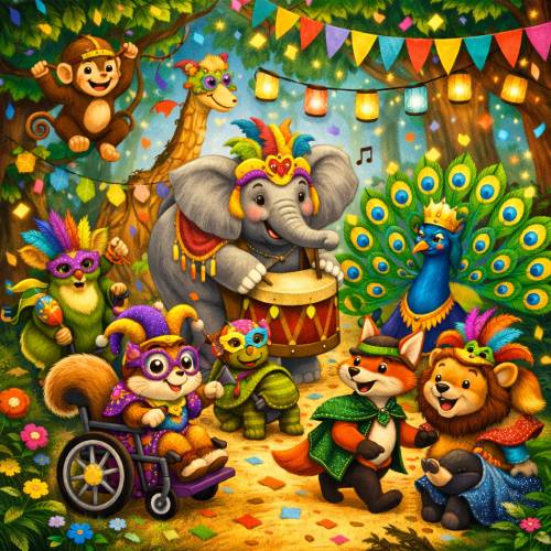 El carnaval del bosque - Cuento