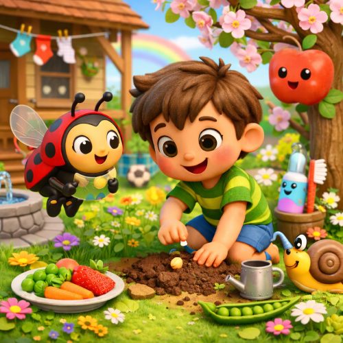 La primavera de Catarina Mira-bien - cuento de buenos habitos