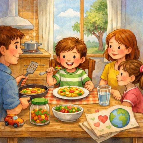 Mateo y el valor de la comida