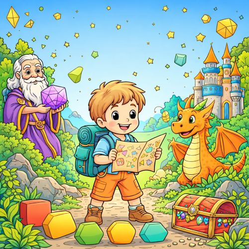 Reino de las formas mágicas - cuento de formas geometricas